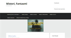 Desktop Screenshot of misteri-fantasmi.eu